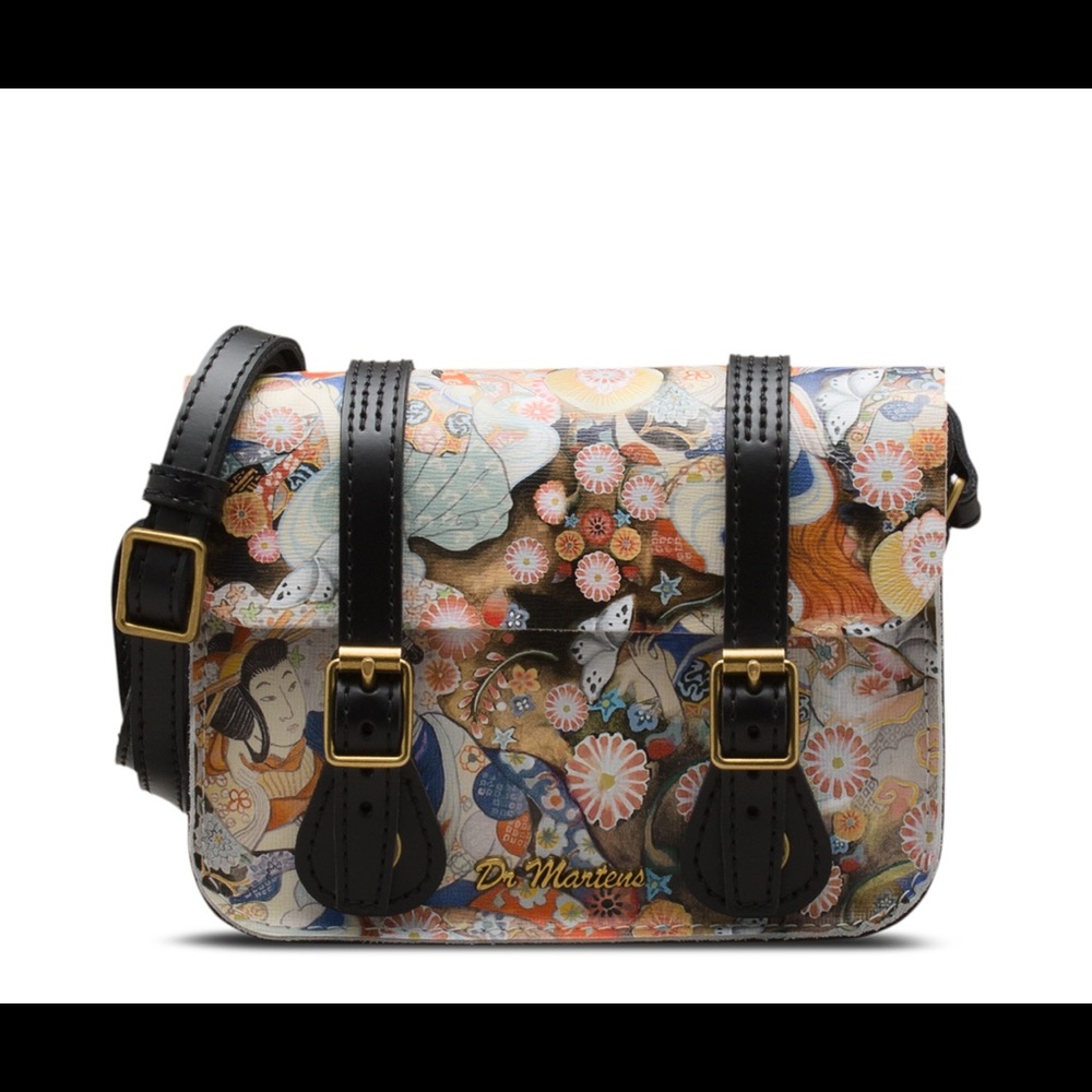 Dr. Martens Eastern Art 7 Inch Leather Crossbody Satchel